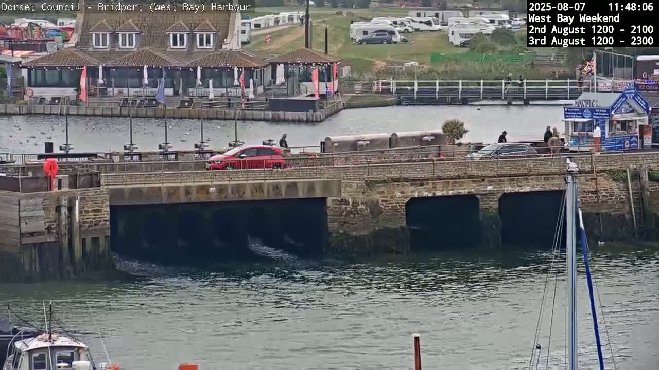 Bridport Harbour (West Bay) PTZ Live Cam - Bridport, Dorset, South West, England, United Kingdom