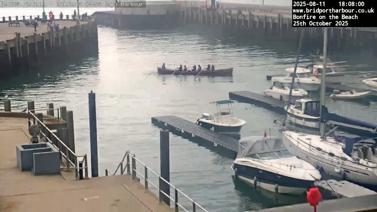 Bridport Harbour (West Bay) PTZ Live Cam - Bridport, Dorset, South West, England, United Kingdom