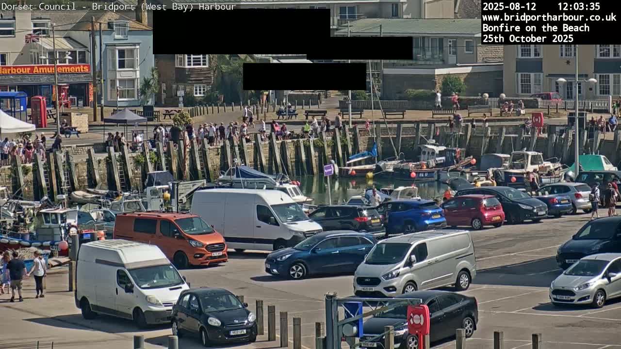 Bridport Harbour (West Bay) PTZ Live Cam - Bridport, Dorset, South West, England, United Kingdom