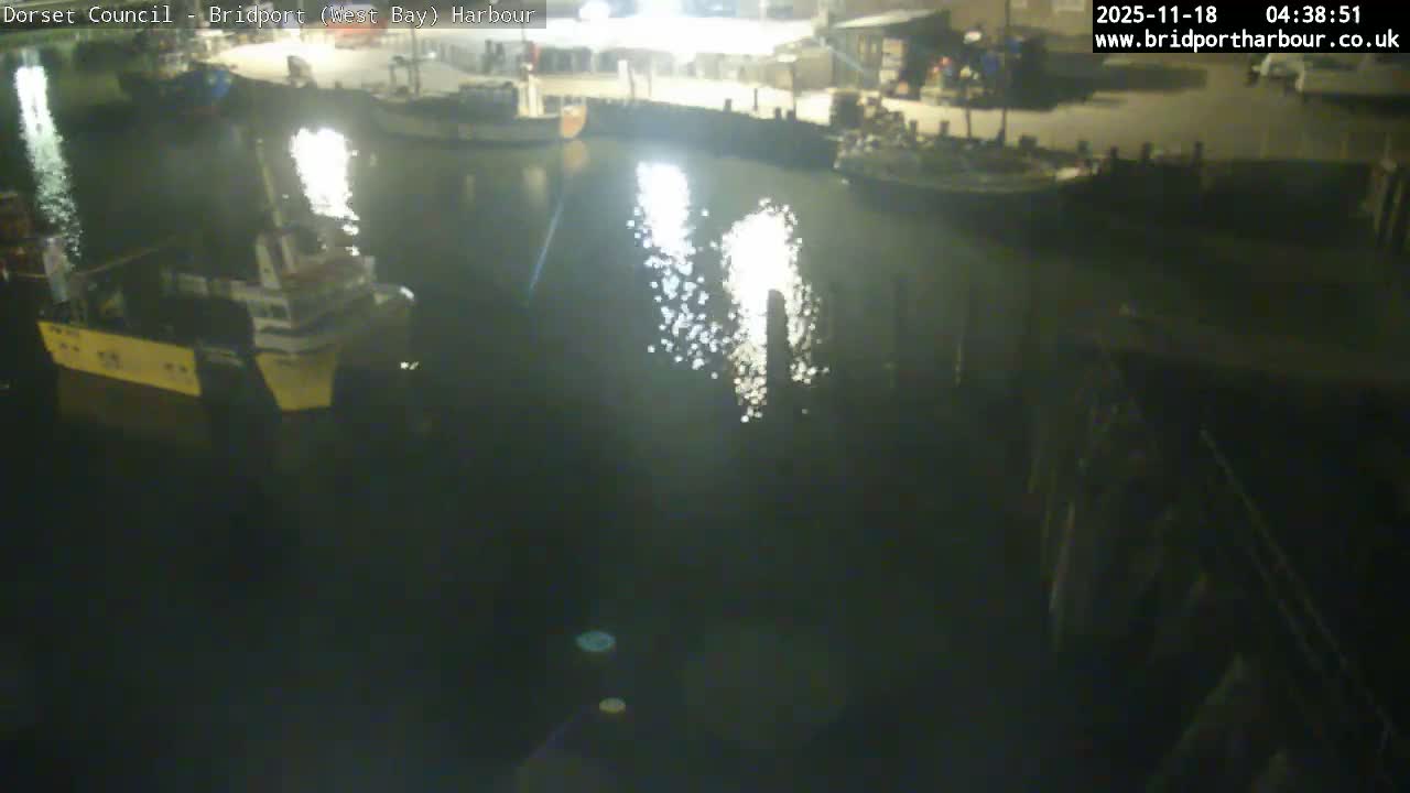 Bridport Harbour (West Bay) PTZ Live Cam - Bridport, Dorset, South West, England, United Kingdom