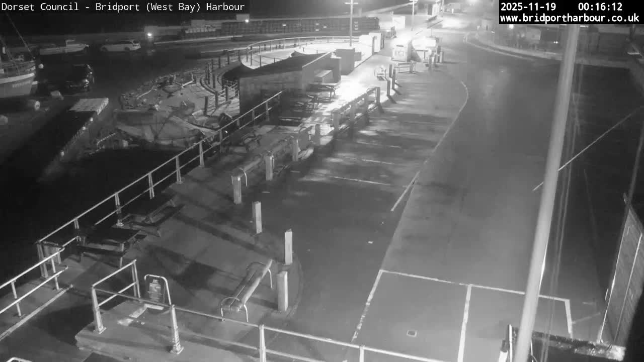 Bridport Harbour (West Bay) PTZ Live Cam - Bridport, Dorset, South West, England, United Kingdom