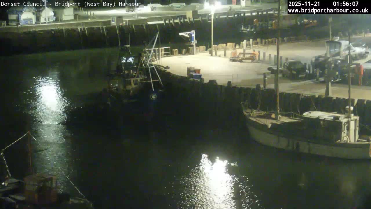 Bridport Harbour (West Bay) PTZ Live Cam - Bridport, Dorset, South West, England, United Kingdom