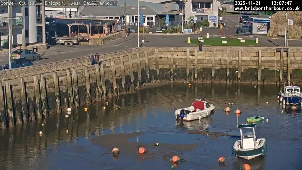 Bridport Harbour (West Bay) PTZ Live Cam - Bridport, Dorset, South West, England, United Kingdom