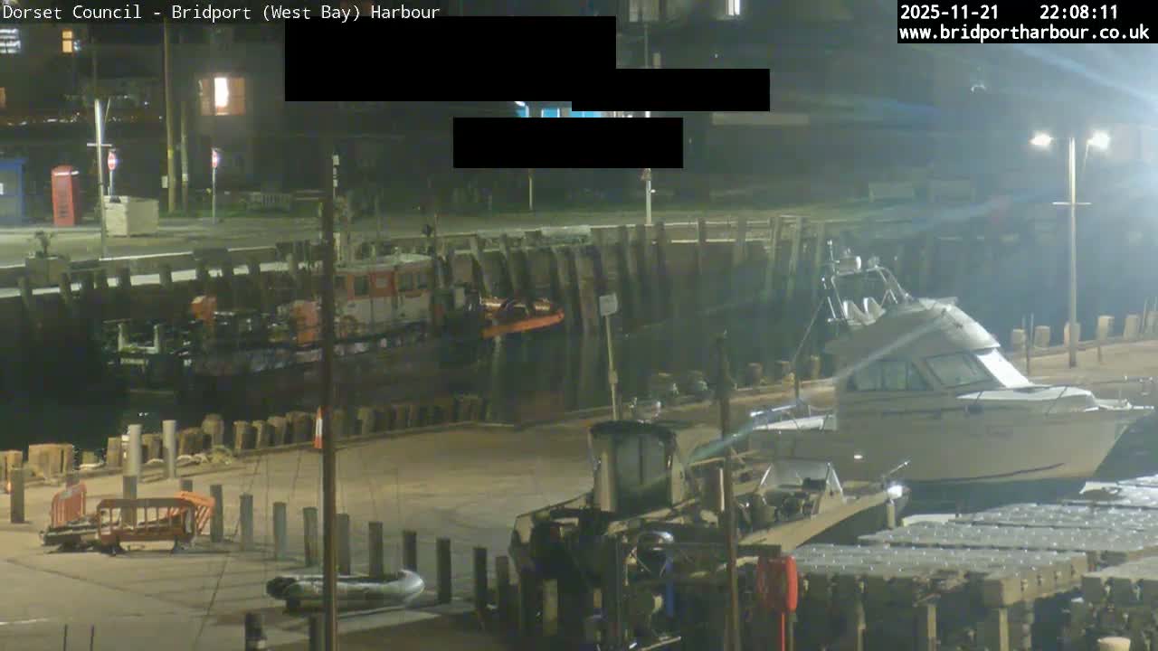 Bridport Harbour (West Bay) PTZ Live Cam - Bridport, Dorset, South West, England, United Kingdom