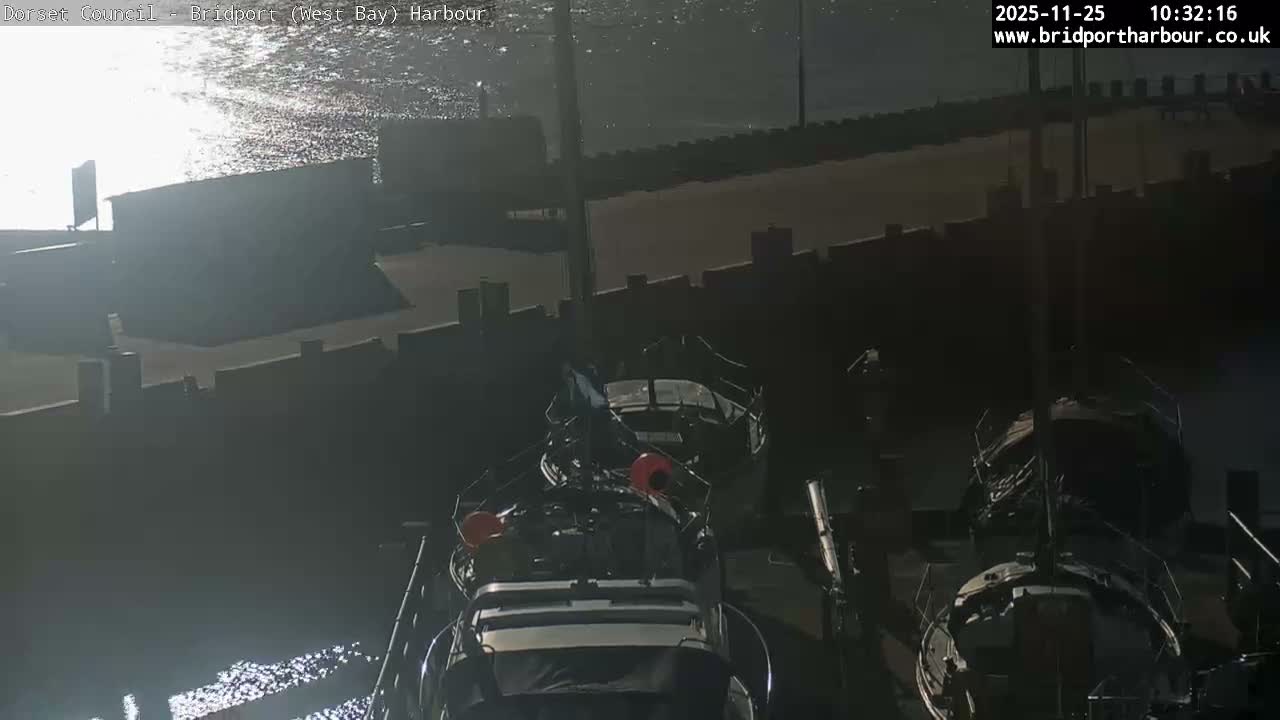 Bridport Harbour (West Bay) PTZ Live Cam - Bridport, Dorset, South West, England, United Kingdom