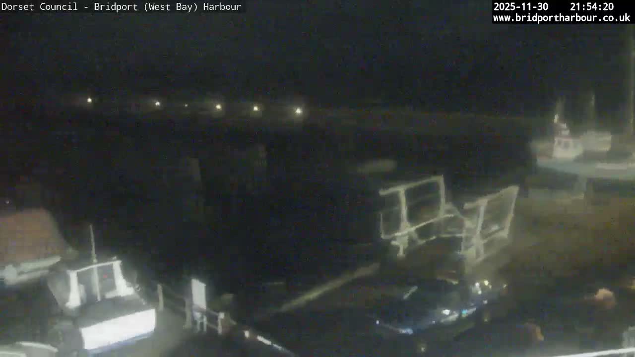 Bridport Harbour (West Bay) PTZ Live Cam - Bridport, Dorset, South West, England, United Kingdom