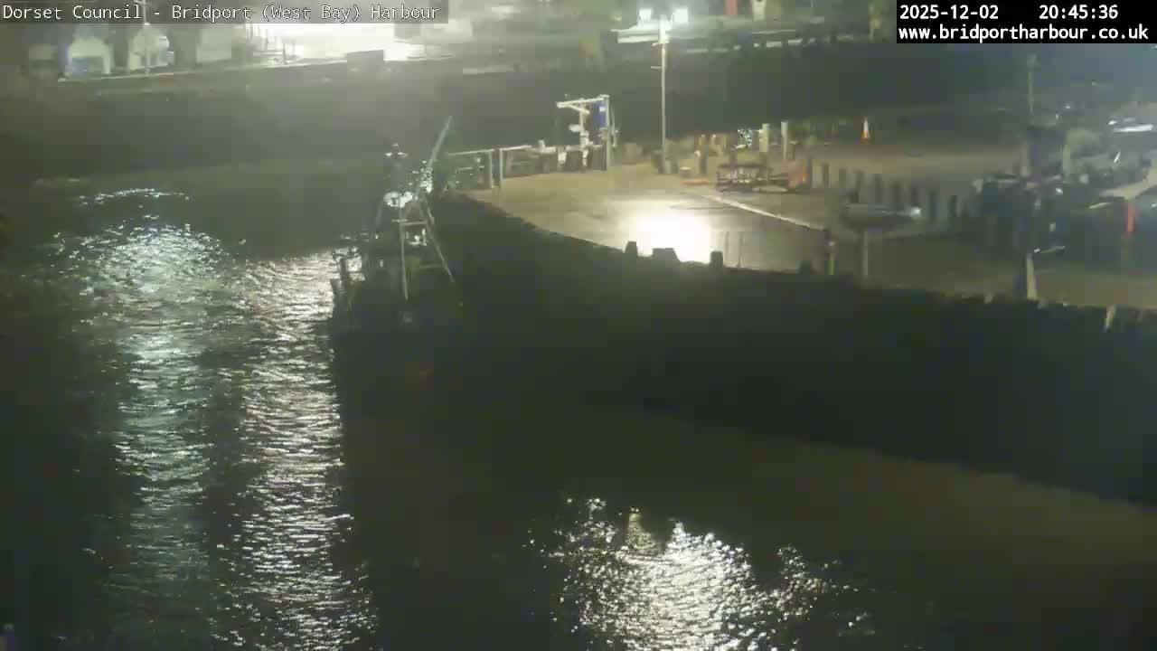 Bridport Harbour (West Bay) PTZ Live Cam - Bridport, Dorset, South West, England, United Kingdom