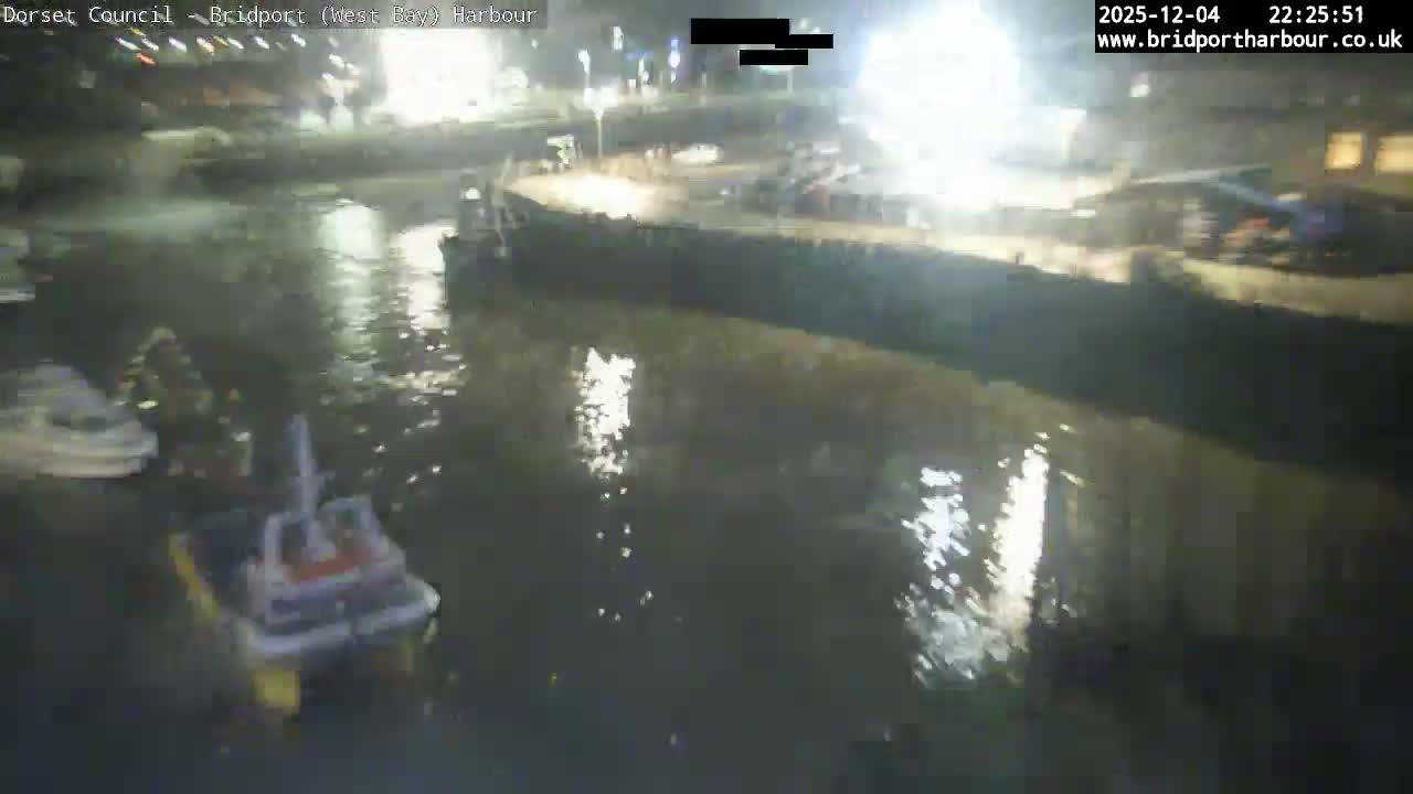 Bridport Harbour (West Bay) PTZ Live Cam - Bridport, Dorset, South West, England, United Kingdom