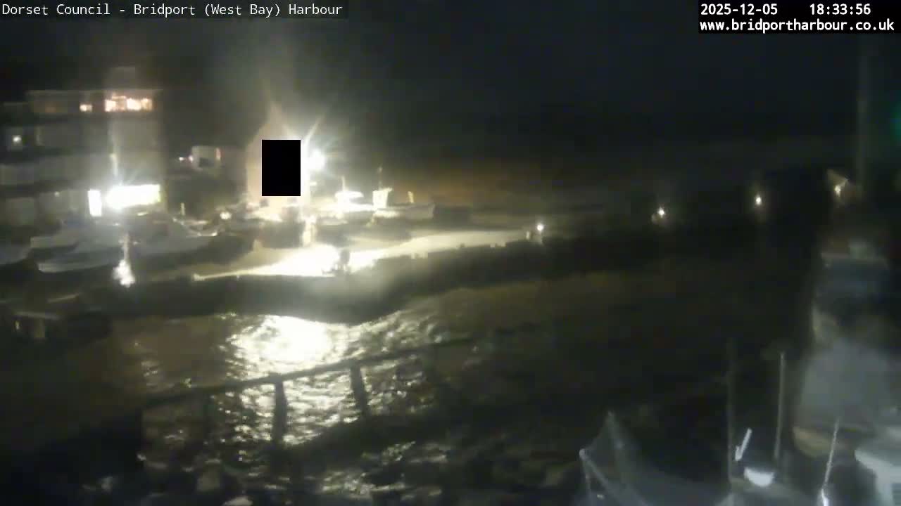 Bridport Harbour (West Bay) PTZ Live Cam - Bridport, Dorset, South West, England, United Kingdom