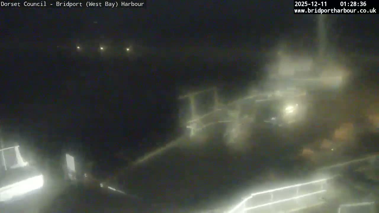Bridport Harbour (West Bay) PTZ Live Cam - Bridport, Dorset, South West, England, United Kingdom