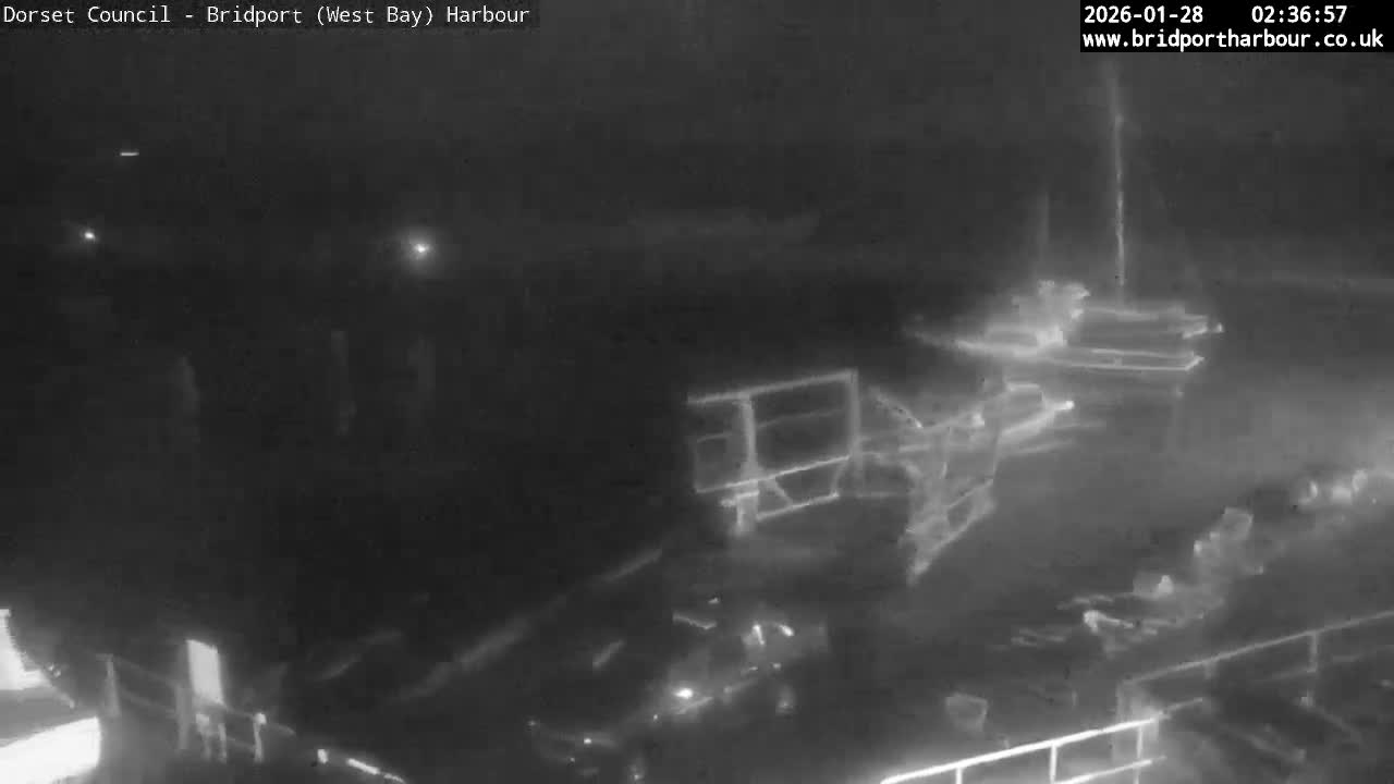 Bridport Harbour (West Bay) PTZ Live Cam - Bridport, Dorset, South West, England, United Kingdom