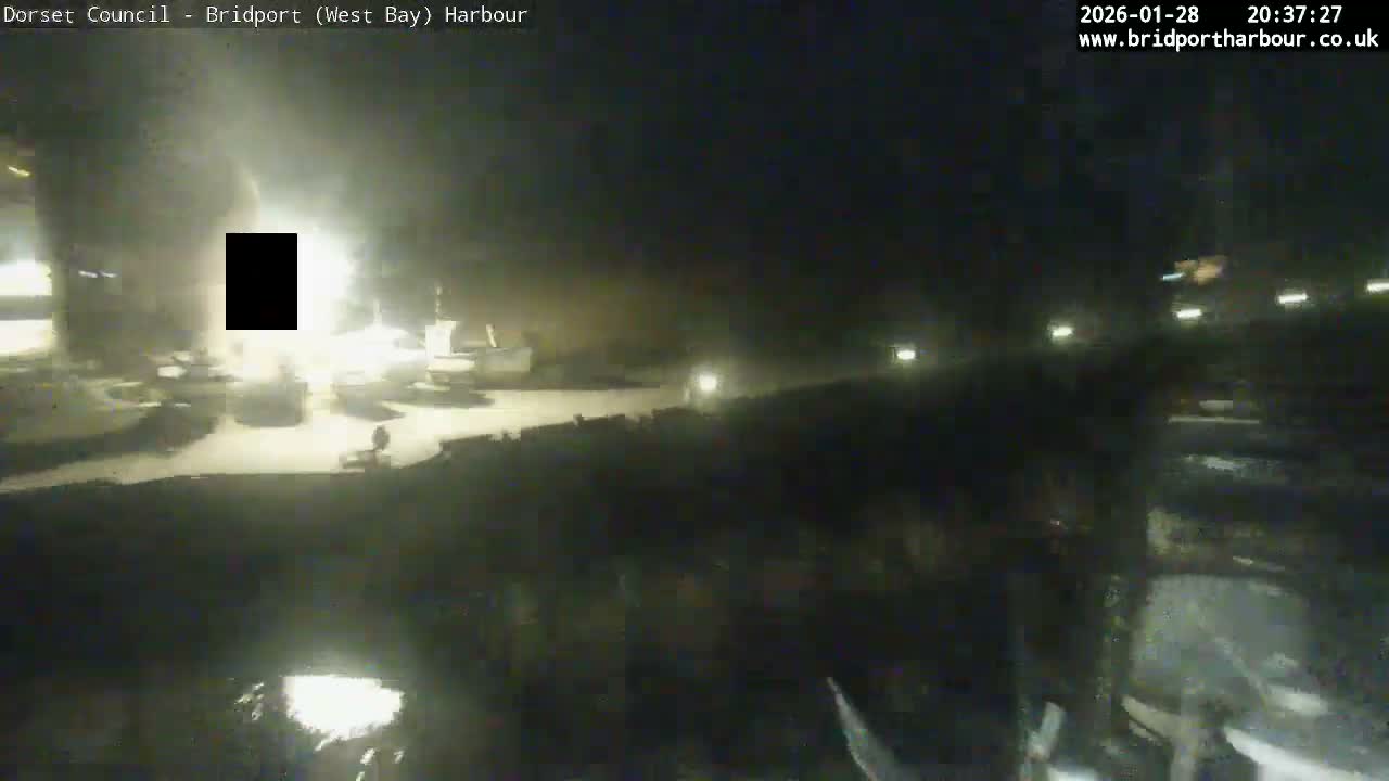 Bridport Harbour (West Bay) PTZ Live Cam - Bridport, Dorset, South West, England, United Kingdom