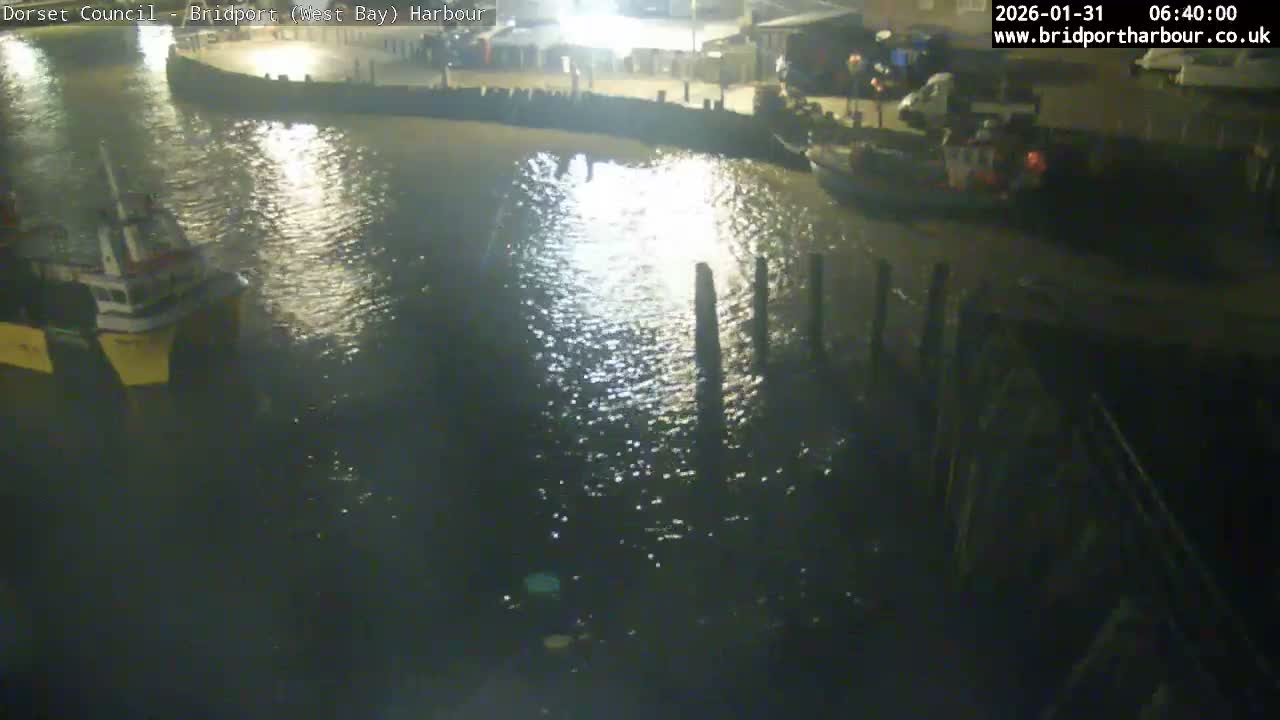 Bridport Harbour (West Bay) PTZ Live Cam - Bridport, Dorset, South West, England, United Kingdom