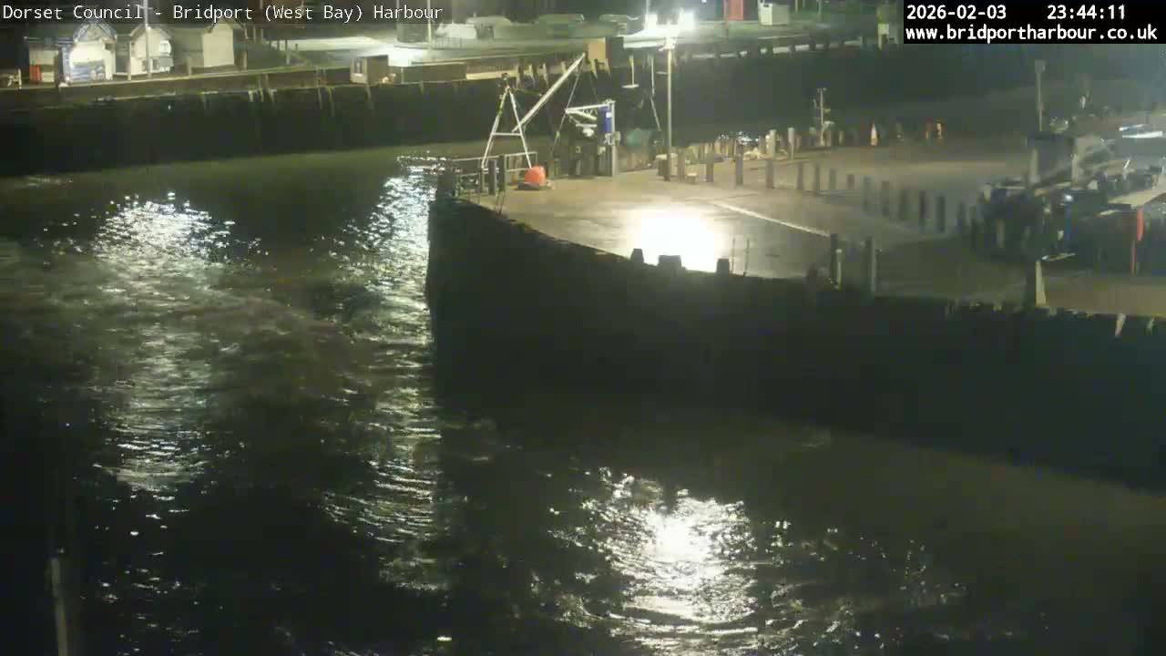 Bridport Harbour (West Bay) PTZ Live Cam - Bridport, Dorset, South West, England, United Kingdom