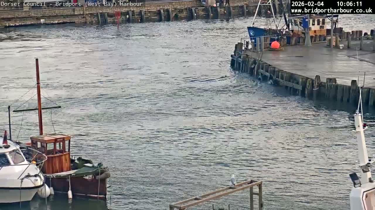 Bridport Harbour (West Bay) PTZ Live Cam - Bridport, Dorset, South West, England, United Kingdom