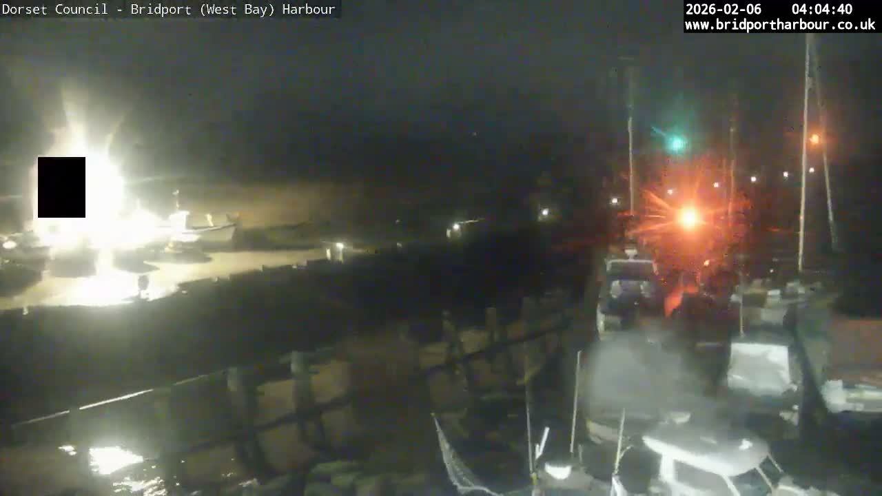 Bridport Harbour (West Bay) PTZ Live Cam - Bridport, Dorset, South West, England, United Kingdom