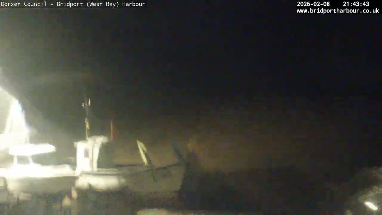 Bridport Harbour (West Bay) PTZ Live Cam - Bridport, Dorset, South West, England, United Kingdom