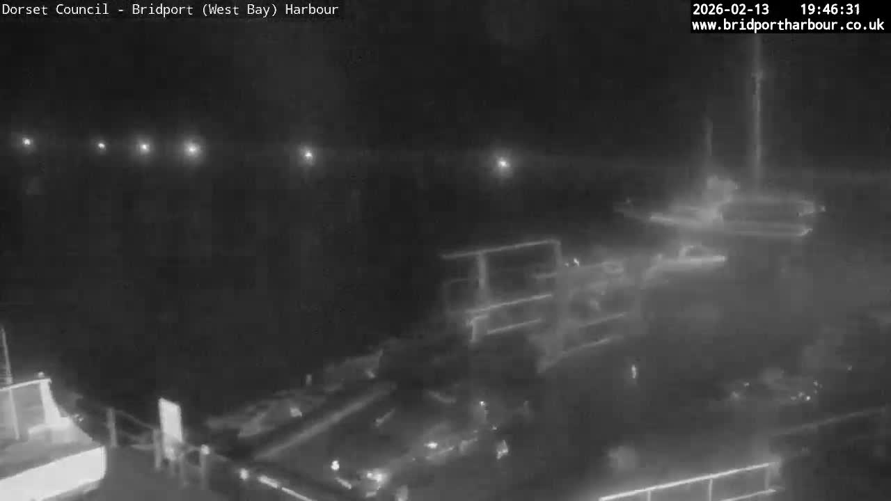 Bridport Harbour (West Bay) PTZ Live Cam - Bridport, Dorset, South West, England, United Kingdom