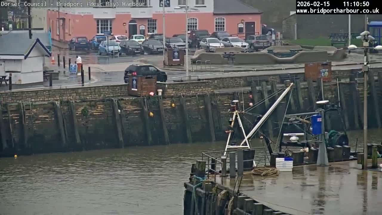 Bridport Harbour (West Bay) PTZ Live Cam - Bridport, Dorset, South West, England, United Kingdom