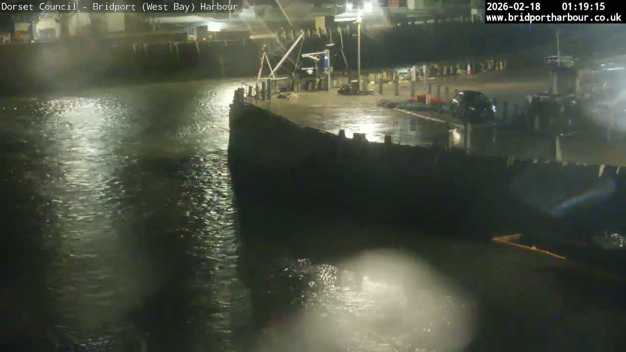 Bridport Harbour (West Bay) PTZ Live Cam - Bridport, Dorset, South West, England, United Kingdom