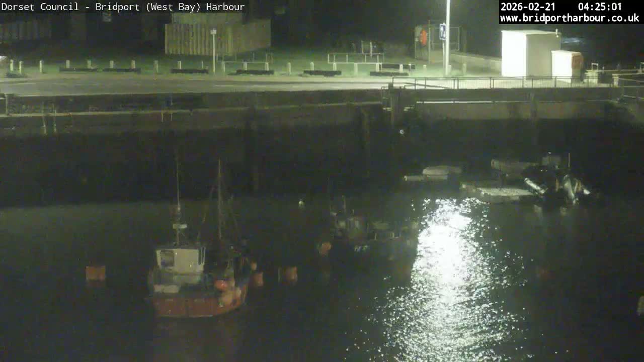 Bridport Harbour (West Bay) PTZ Live Cam - Bridport, Dorset, South West, England, United Kingdom