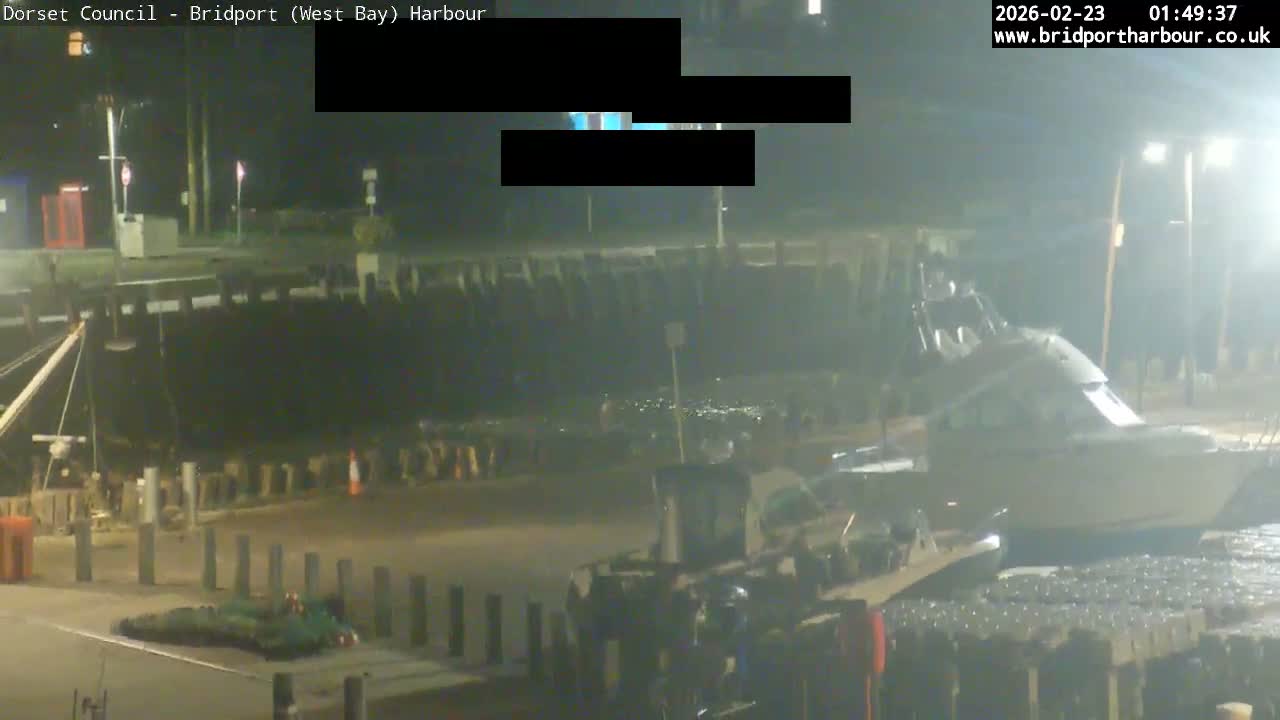 Bridport Harbour (West Bay) PTZ Live Cam - Bridport, Dorset, South West, England, United Kingdom