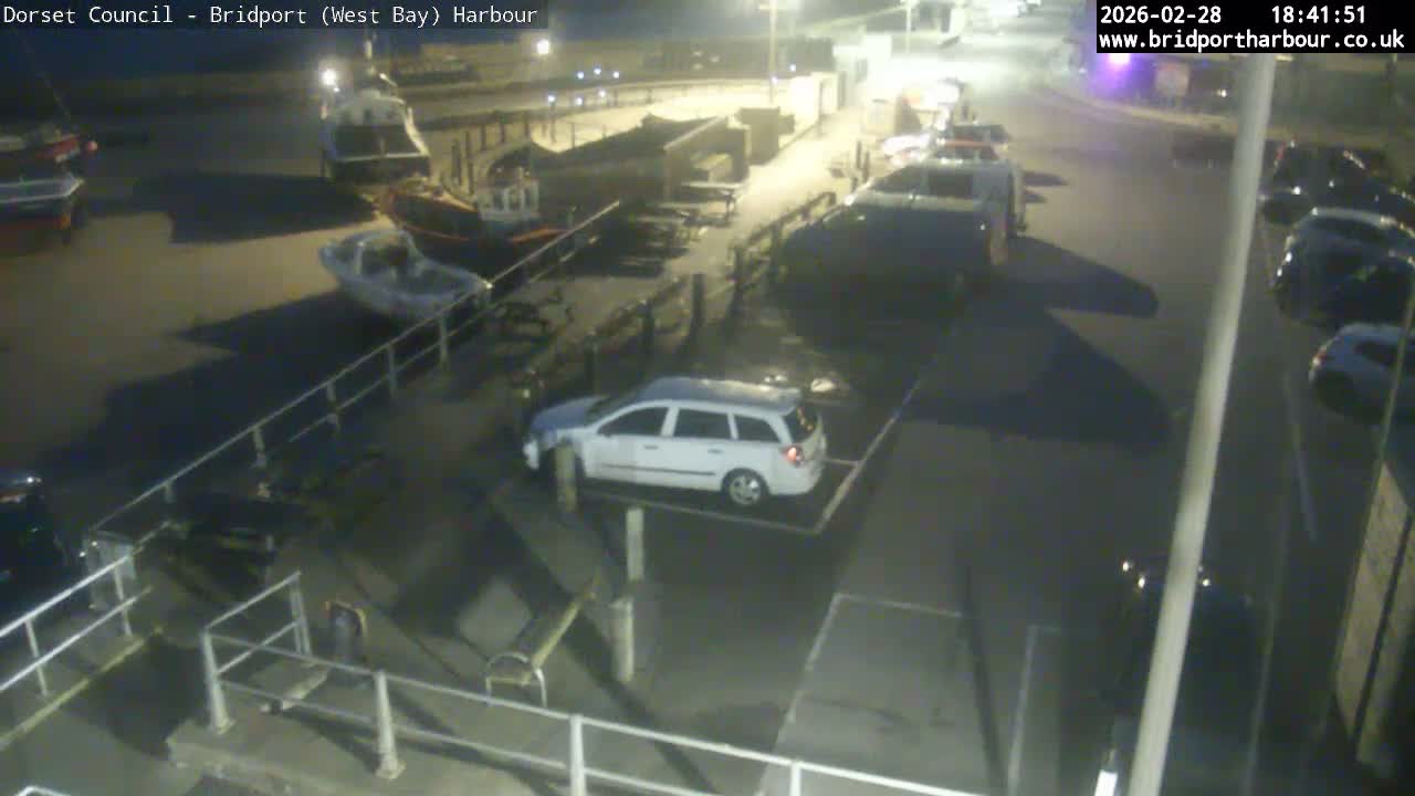 Bridport Harbour (West Bay) PTZ Live Cam - Bridport, Dorset, South West, England, United Kingdom