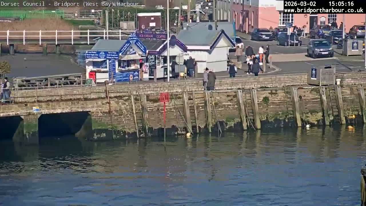 Bridport Harbour (West Bay) PTZ Live Cam - Bridport, Dorset, South West, England, United Kingdom