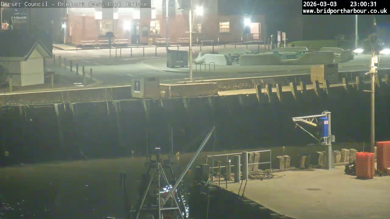 Bridport Harbour (West Bay) PTZ Live Cam - Bridport, Dorset, South West, England, United Kingdom