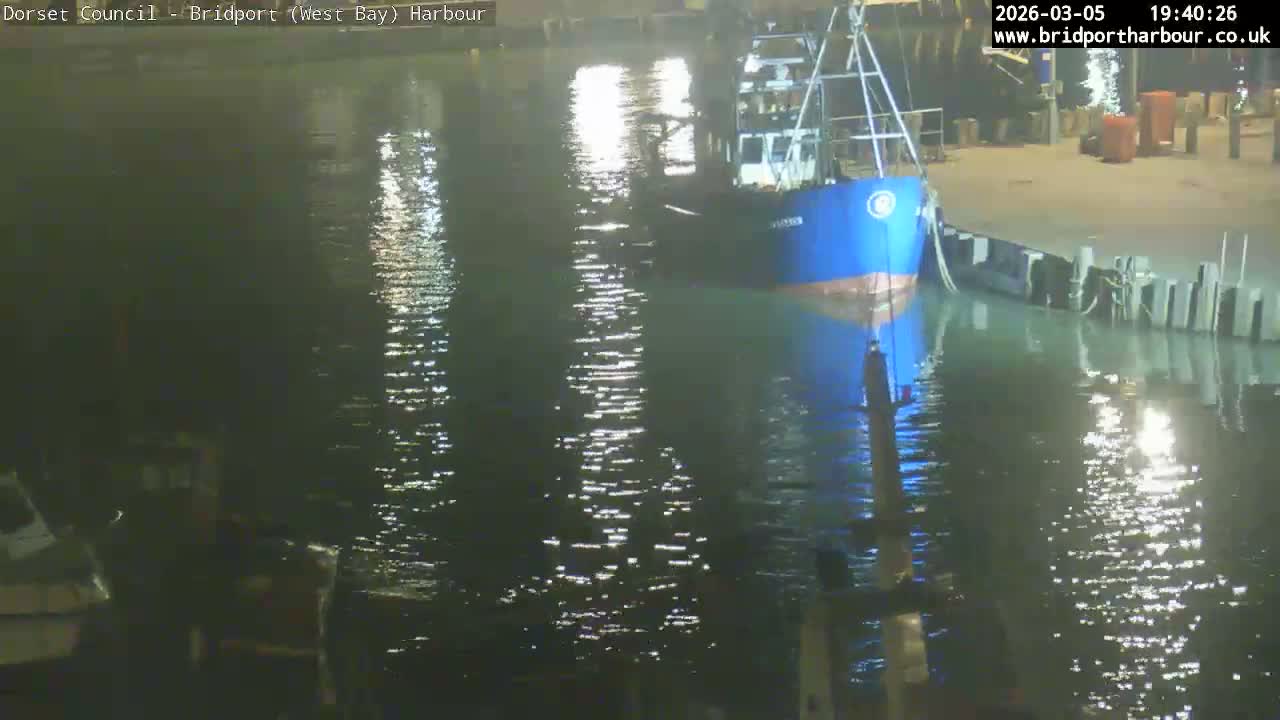 Bridport Harbour (West Bay) PTZ Live Cam - Bridport, Dorset, South West, England, United Kingdom