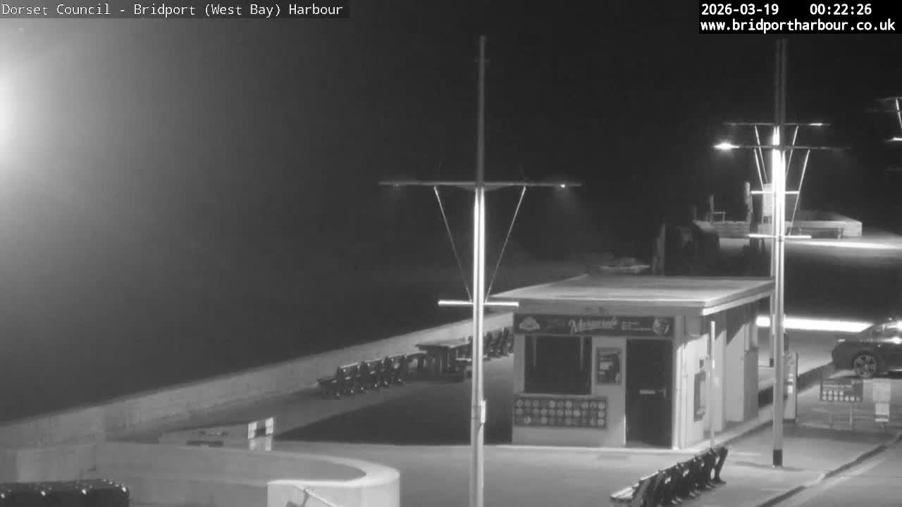 Bridport Harbour (West Bay) PTZ Live Cam - Bridport, Dorset, South West, England, United Kingdom