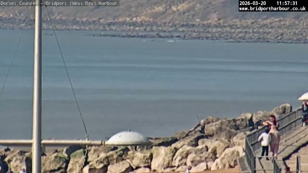 Bridport Harbour (West Bay) PTZ Live Cam - Bridport, Dorset, South West, England, United Kingdom