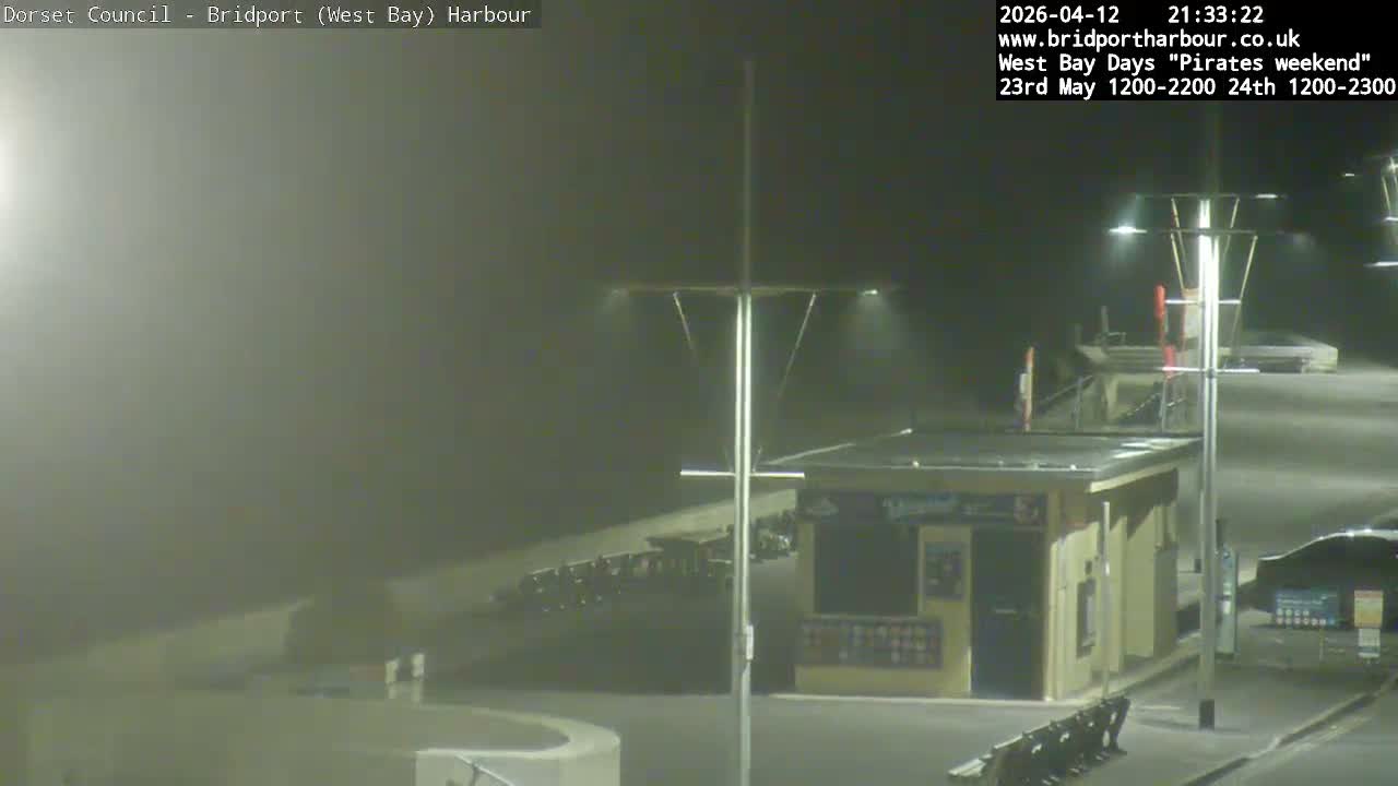 Bridport Harbour (West Bay) PTZ Live Cam - Bridport, Dorset, South West, England, United Kingdom