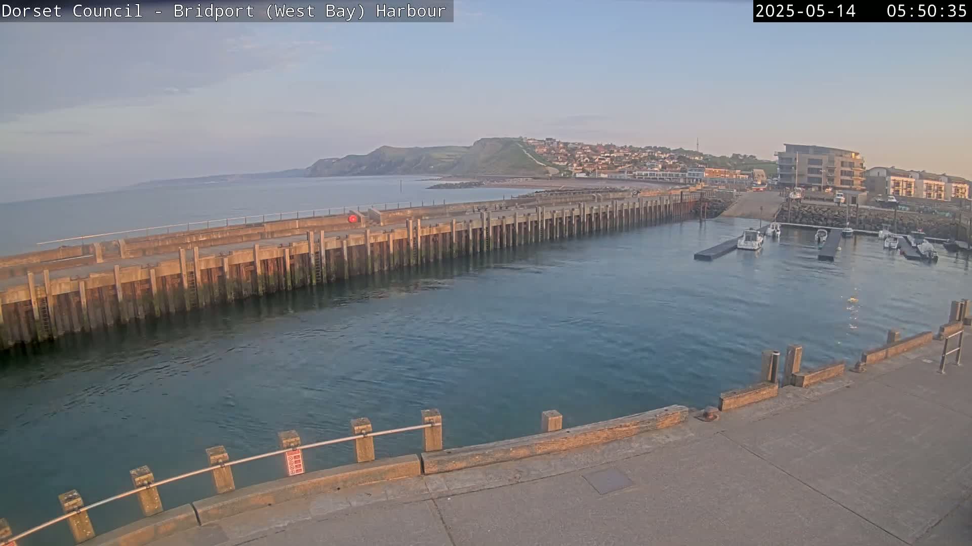 Bridport Harbour West Beach Live Cam - Bridport, Dorset, South West, England, United Kingdom