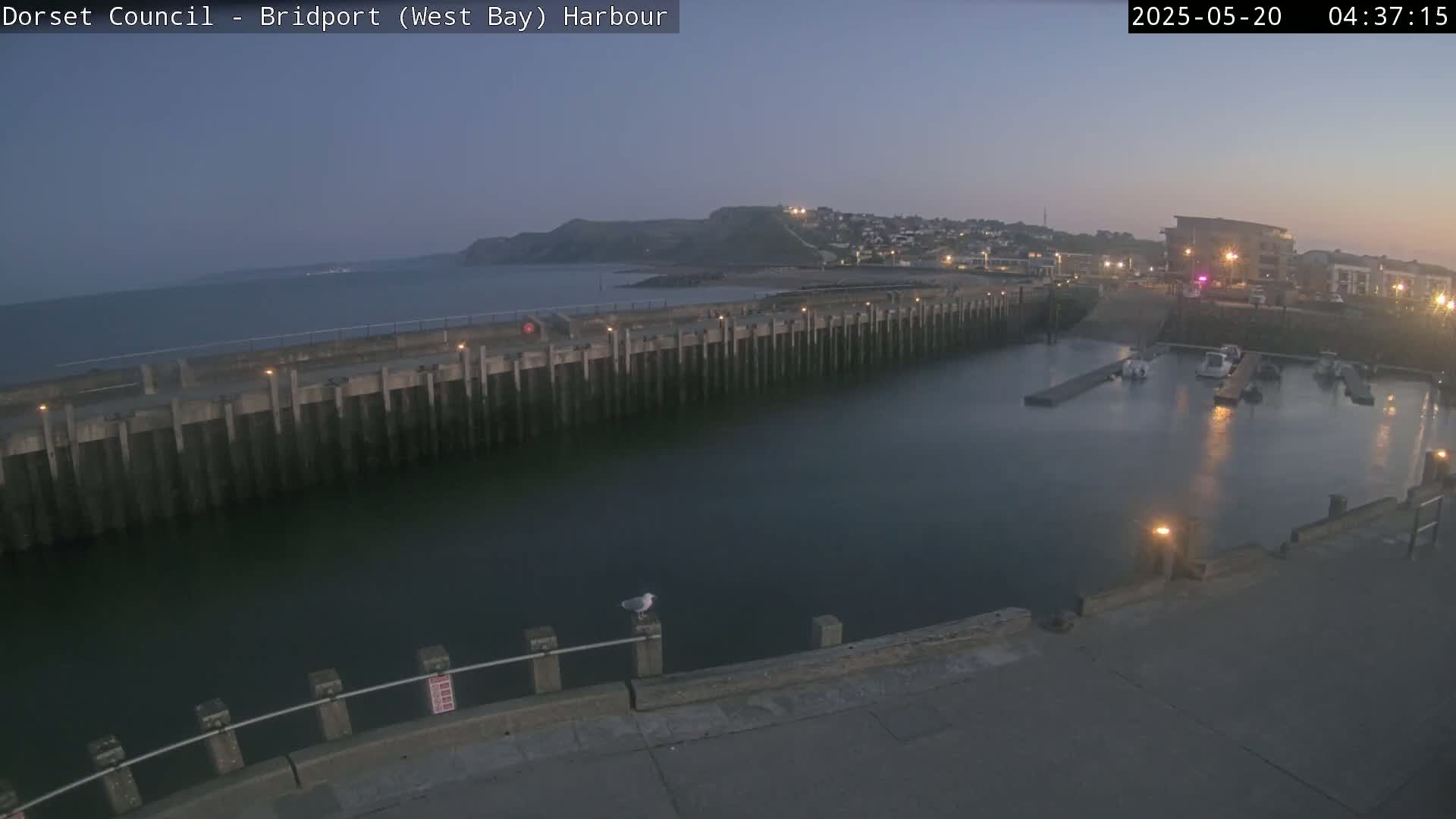 Bridport Harbour West Beach Live Cam - Bridport, Dorset, South West, England, United Kingdom