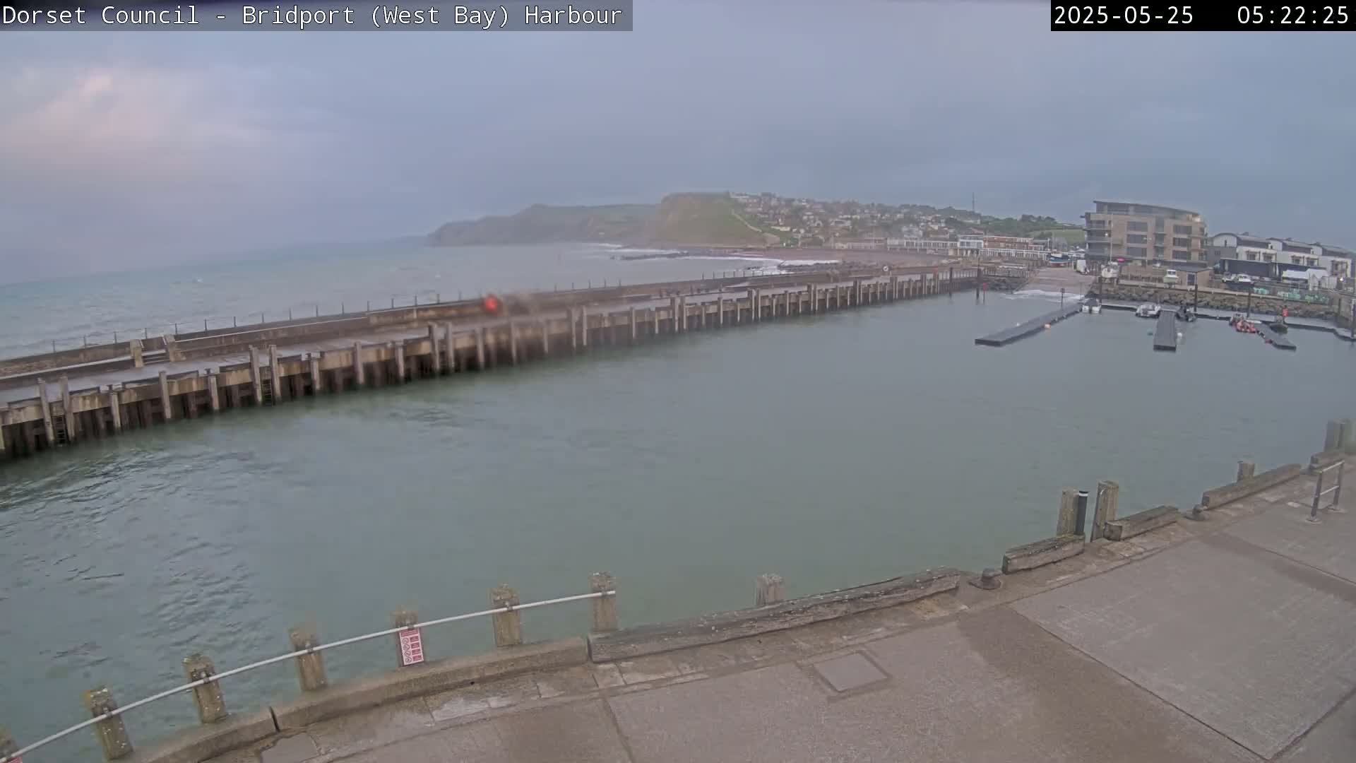 Bridport Harbour West Beach Live Cam - Bridport, Dorset, South West, England, United Kingdom