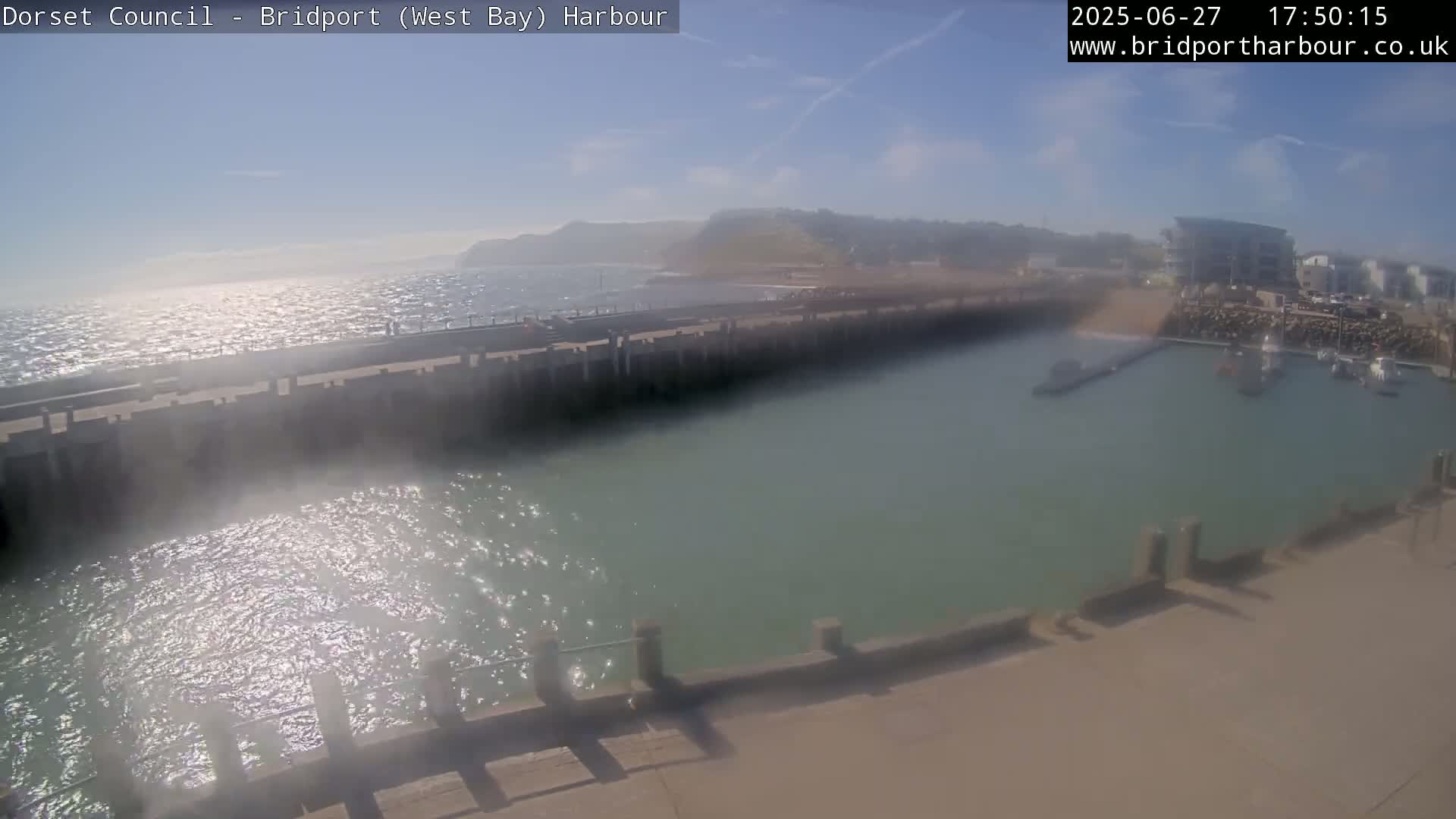 Bridport Harbour West Beach Live Cam - Bridport, Dorset, South West, England, United Kingdom