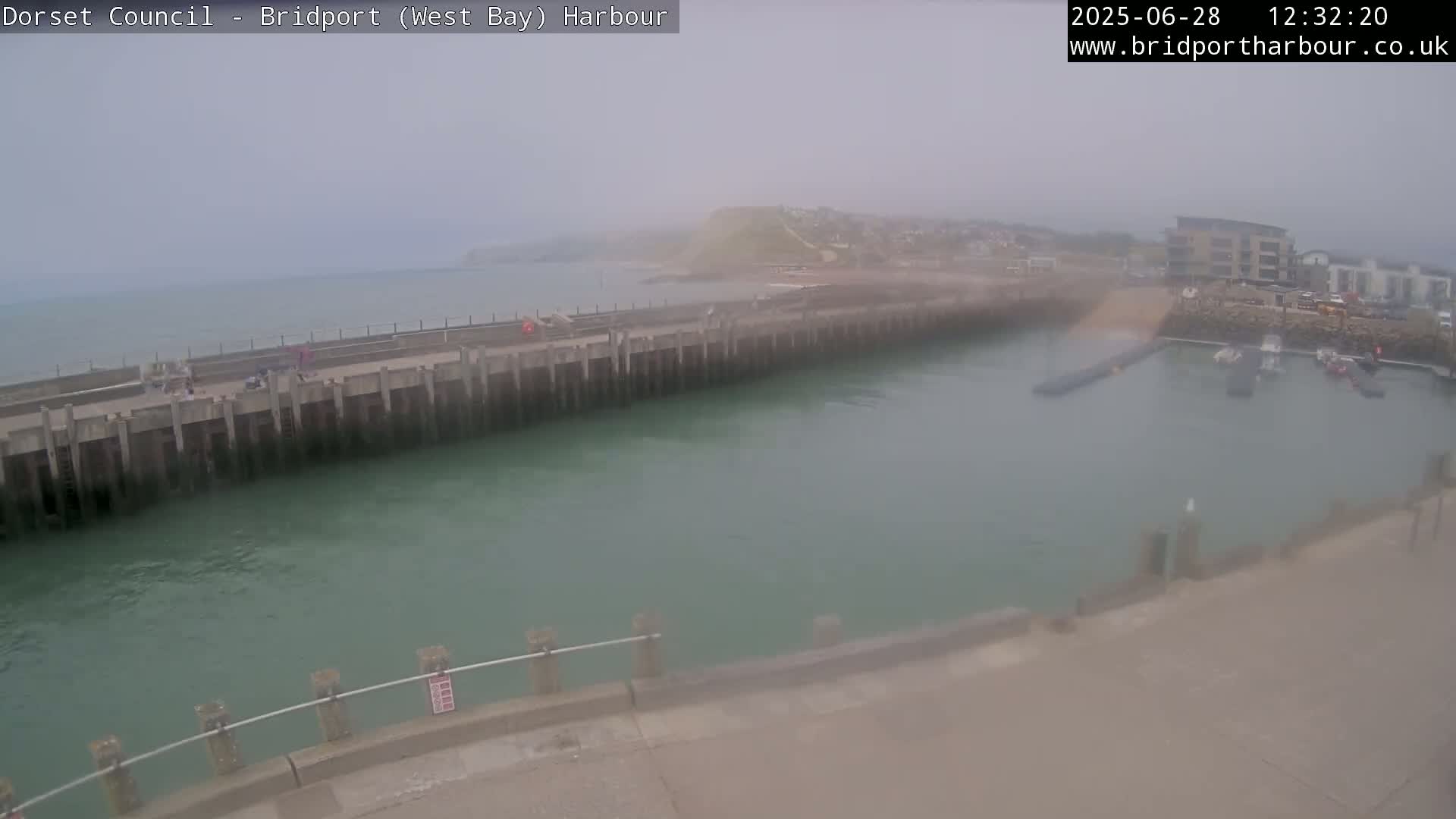 Bridport Harbour West Beach Live Cam - Bridport, Dorset, South West, England, United Kingdom