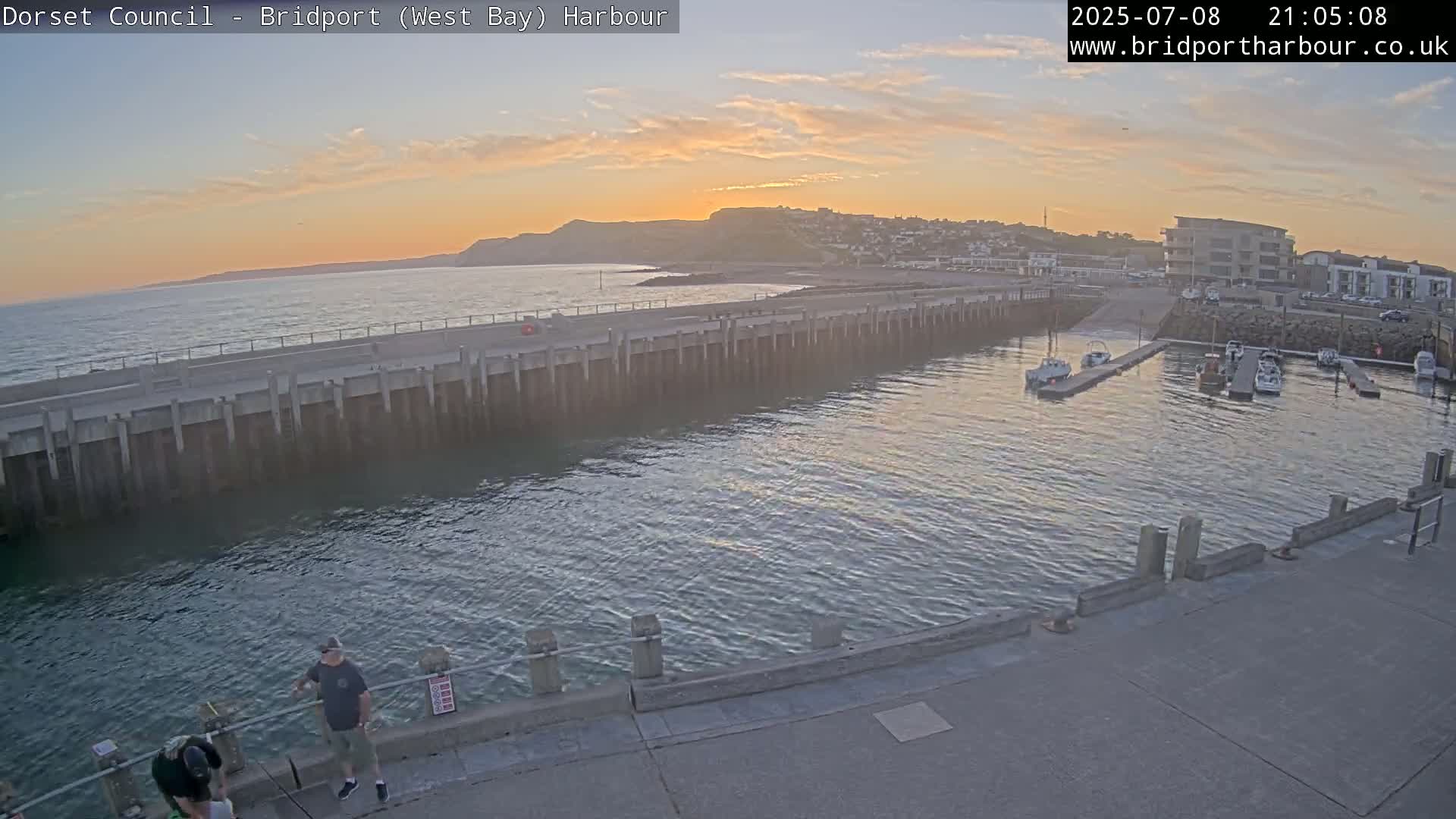 Bridport Harbour West Beach Live Cam - Bridport, Dorset, South West, England, United Kingdom