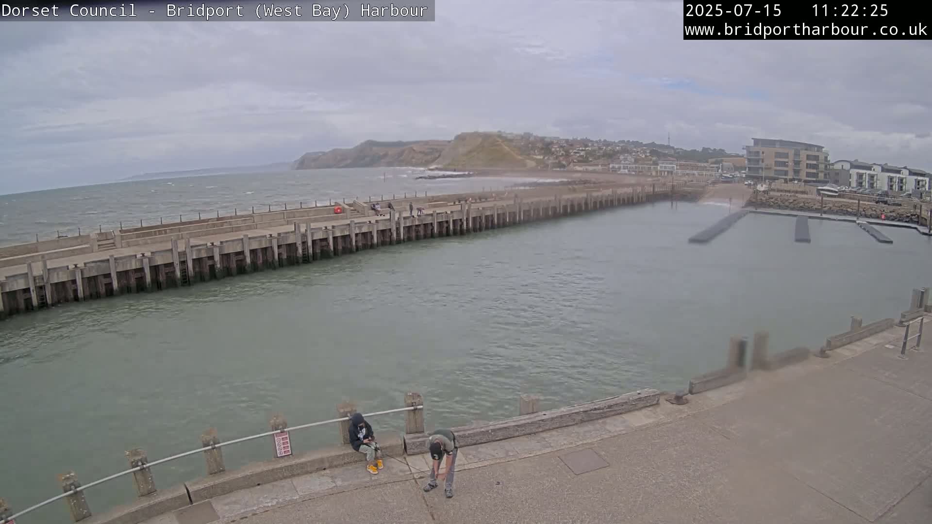 Bridport Harbour West Beach Live Cam - Bridport, Dorset, South West, England, United Kingdom