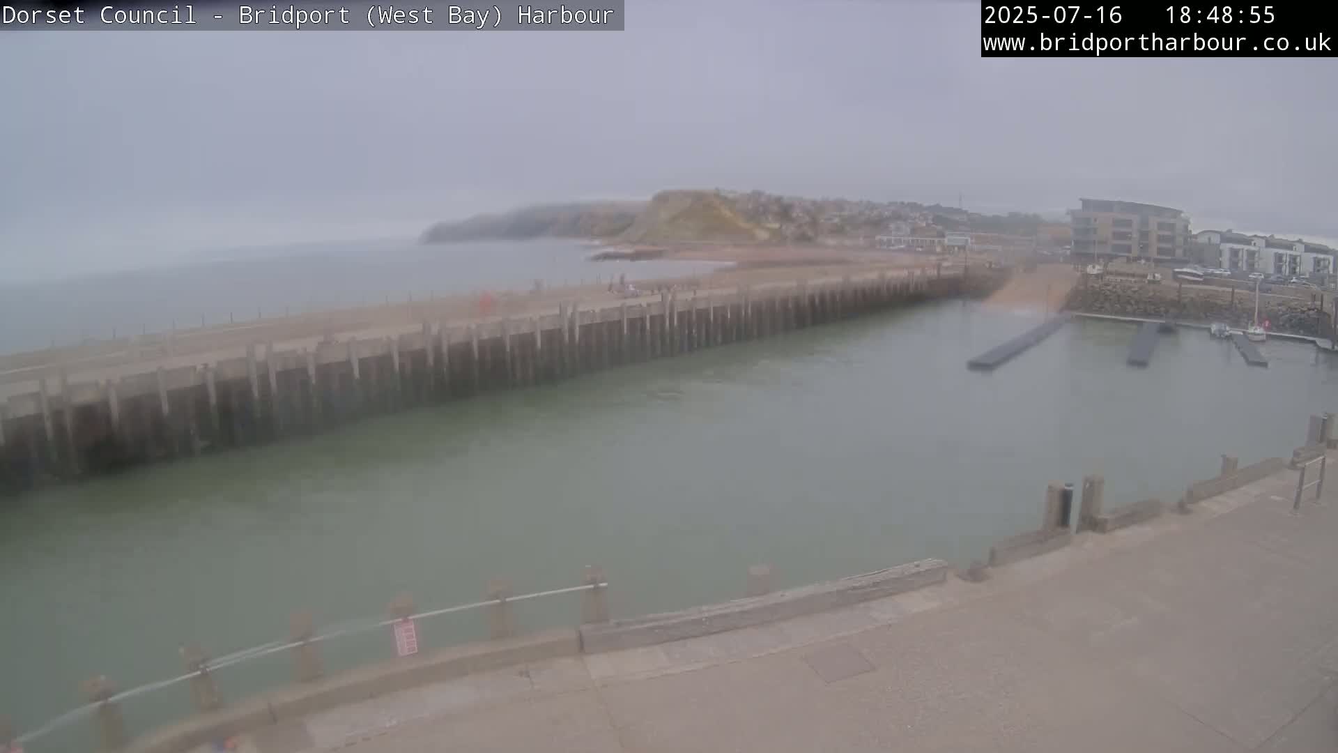 Bridport Harbour West Beach Live Cam - Bridport, Dorset, South West, England, United Kingdom