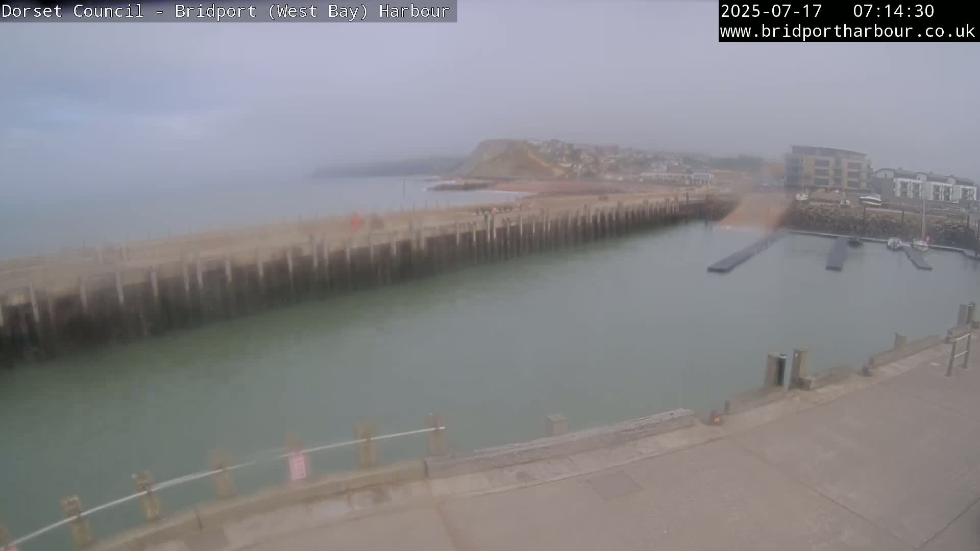 Bridport Harbour West Beach Live Cam - Bridport, Dorset, South West, England, United Kingdom