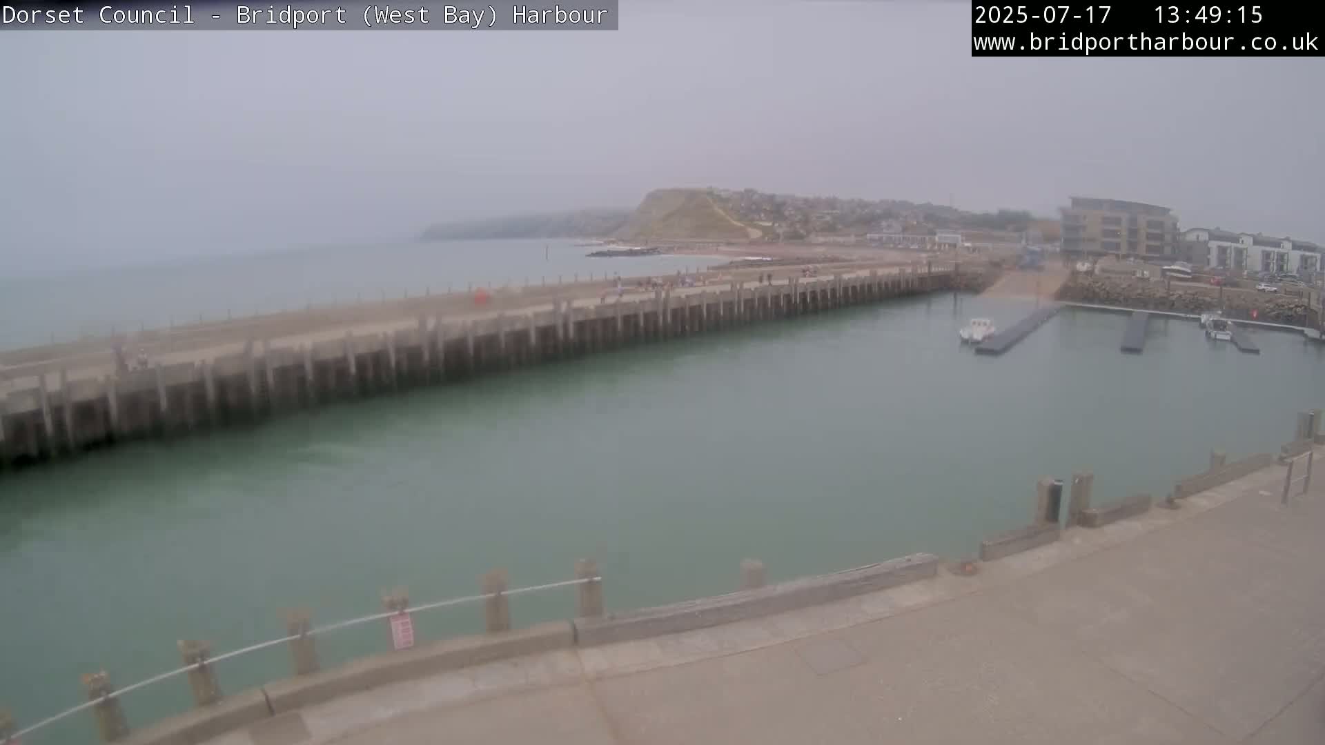 Bridport Harbour West Beach Live Cam - Bridport, Dorset, South West, England, United Kingdom