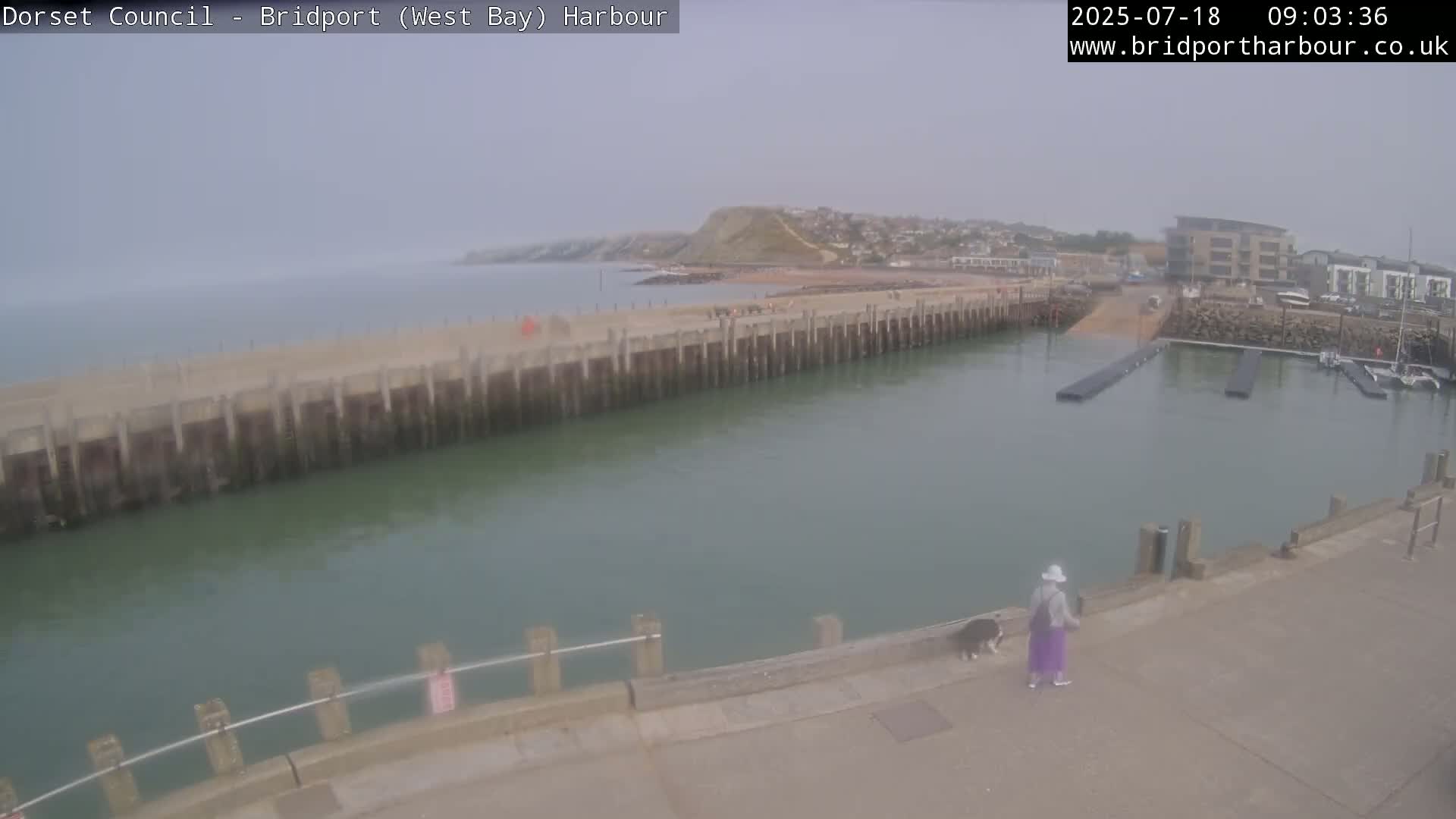 Bridport Harbour West Beach Live Cam - Bridport, Dorset, South West, England, United Kingdom