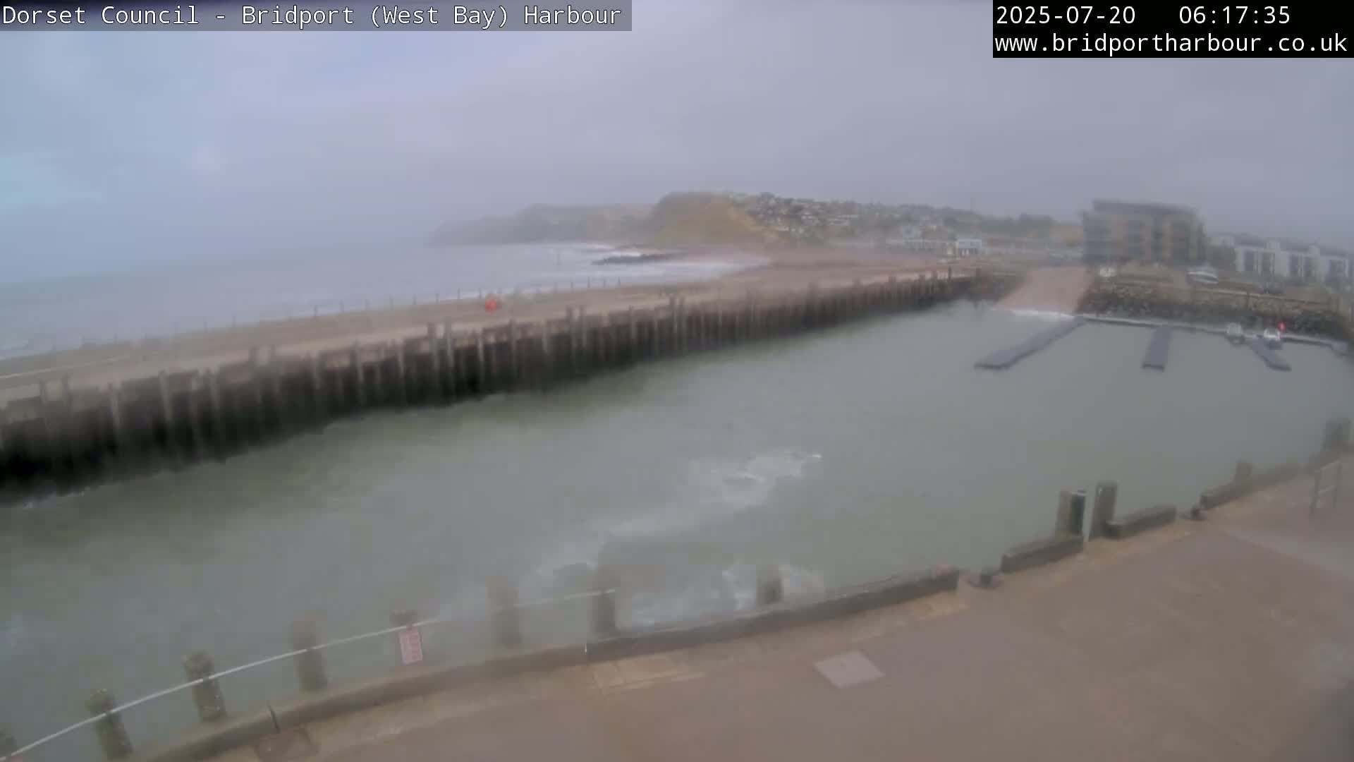 Bridport Harbour West Beach Live Cam - Bridport, Dorset, South West, England, United Kingdom