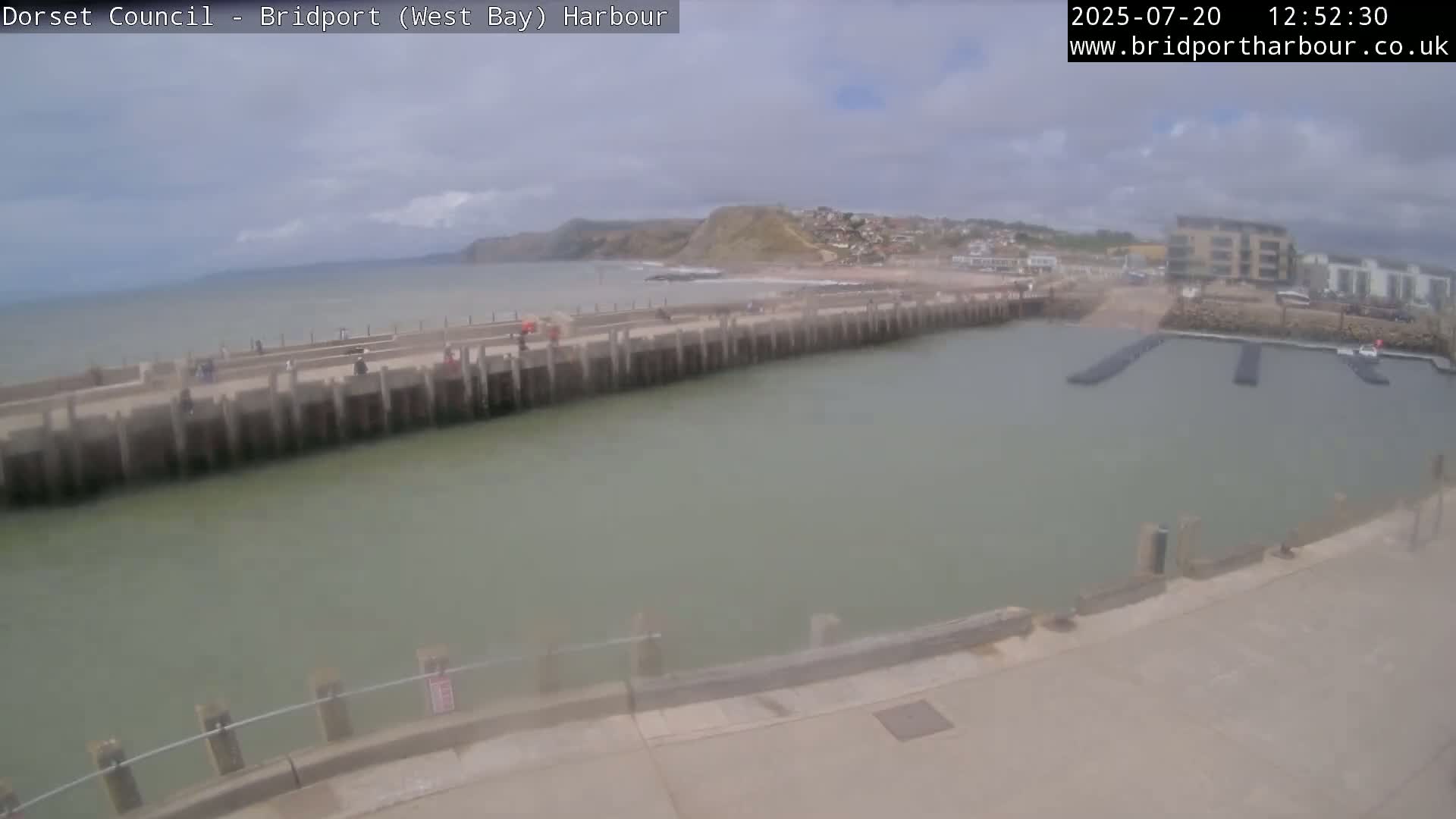 Bridport Harbour West Beach Live Cam - Bridport, Dorset, South West, England, United Kingdom