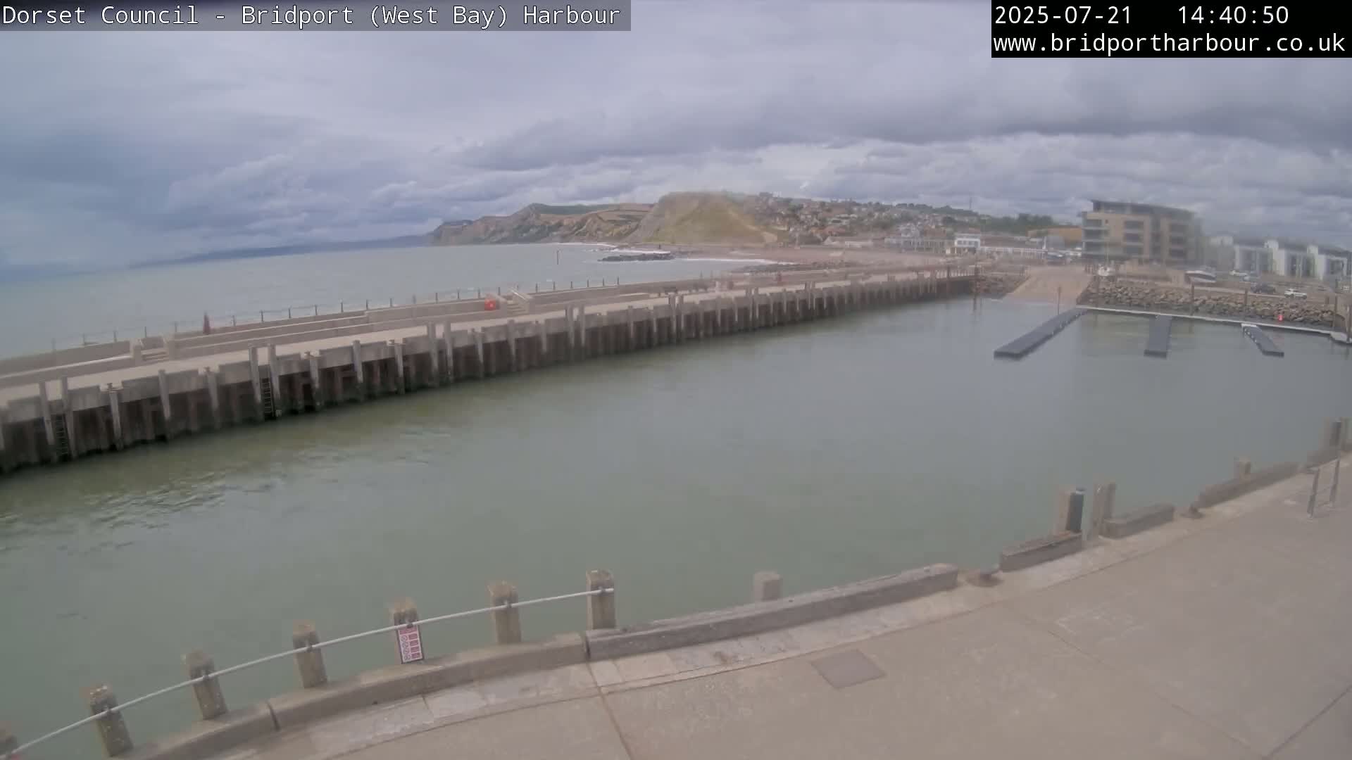 Bridport Harbour West Beach Live Cam - Bridport, Dorset, South West, England, United Kingdom