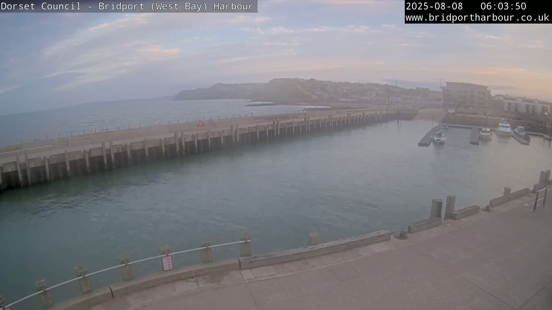 Bridport Harbour West Beach Live Cam - Bridport, Dorset, South West, England, United Kingdom