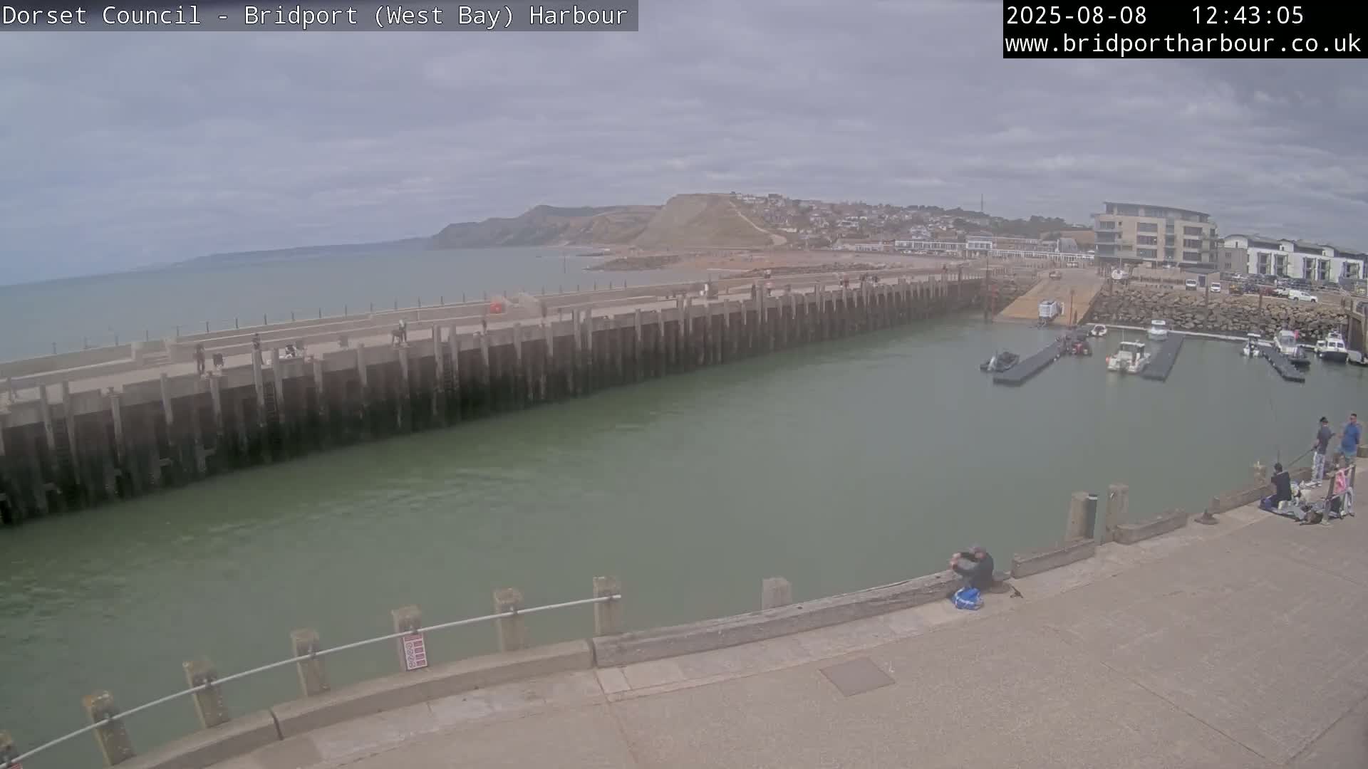Bridport Harbour West Beach Live Cam - Bridport, Dorset, South West, England, United Kingdom
