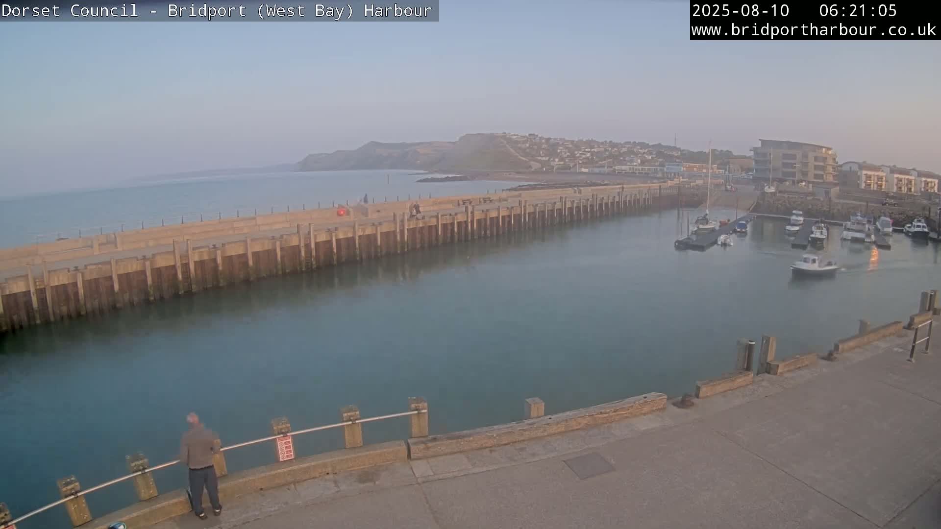 Bridport Harbour West Beach Live Cam - Bridport, Dorset, South West, England, United Kingdom